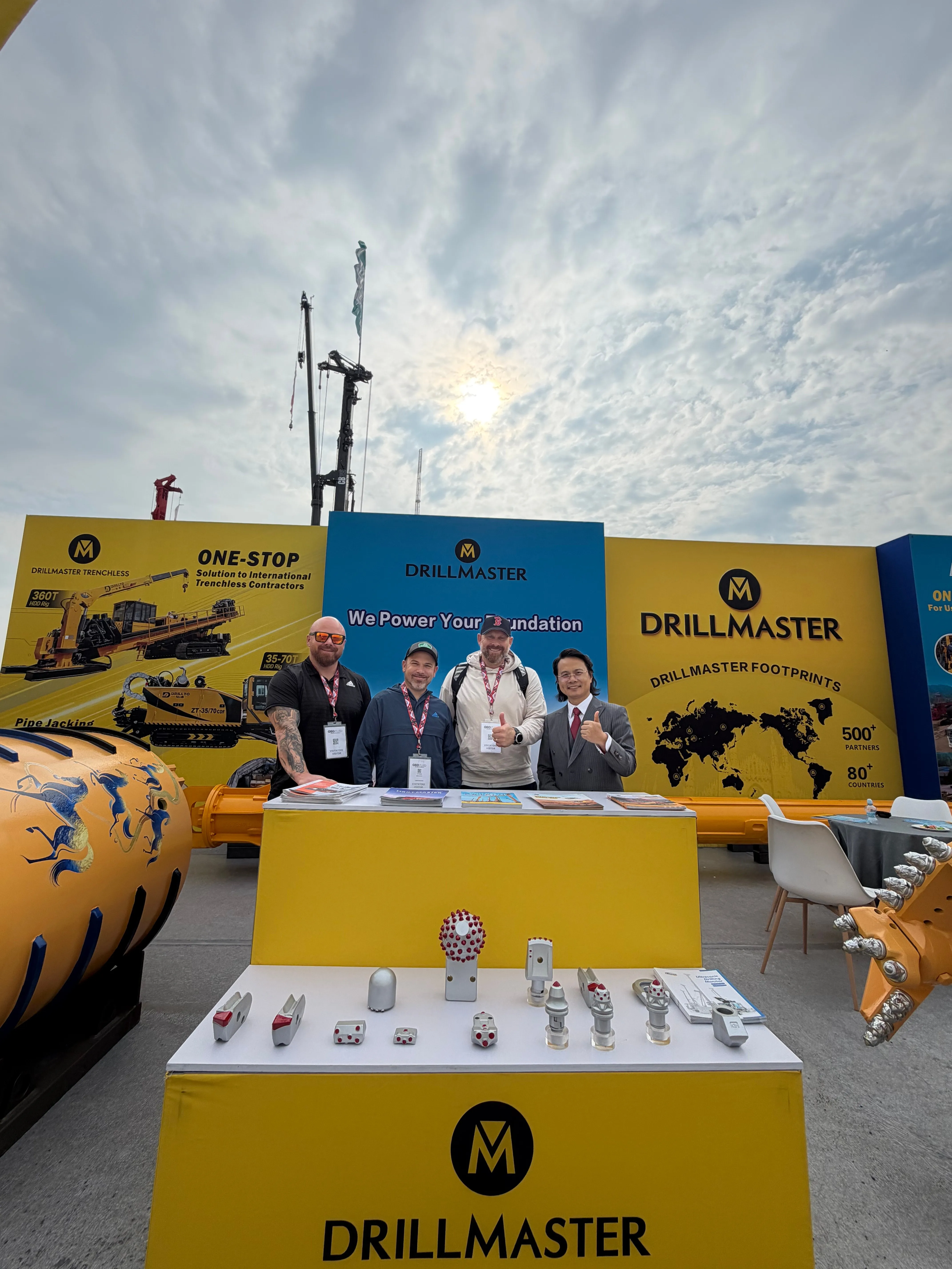 DRILLMASTER team meeting at 2026 GEOFLUID Drilling&Foundations