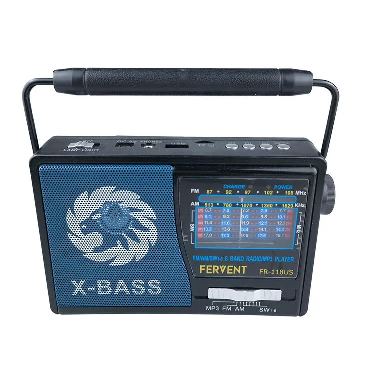 

Best Quality Multi Band Home Radio Portable Am Fm Sw Radio with flashlight, Black/gray