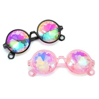 

Wenzhou Zhejiang China Manufacturer Kaleidoscope Glasses Fashion Party Night Show Colourful Sunglasses Caleidoscoop Glasses
