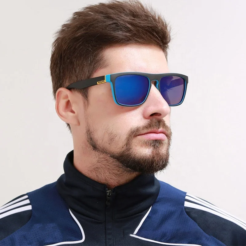 

LED731 High quality men retro classic retangle cycling uv400 sports gafas de sol male fishing polarized sunglasses