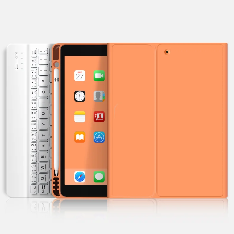 

Intelligent shockproof and anti-skid smartcase with keyboard for ipad 9.7, 5color