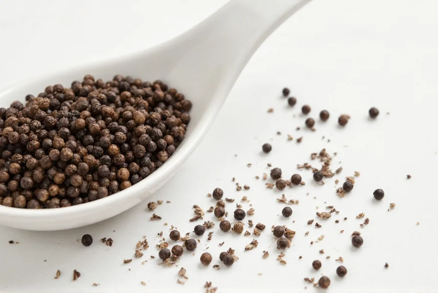 Nutrition comparison chart showing calorie content of various common spices per teaspoon serving