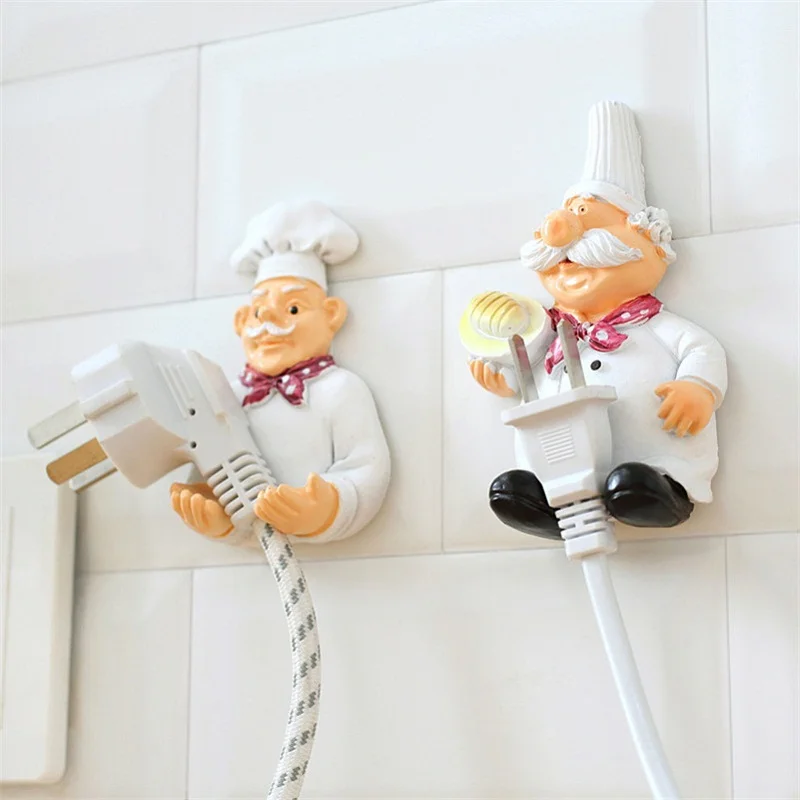 

Unique Design Cook Strong Self-adhesive Wall Storage Hook Hanger Holder Keys Bathroom Sticky Towel Organizer, As photo
