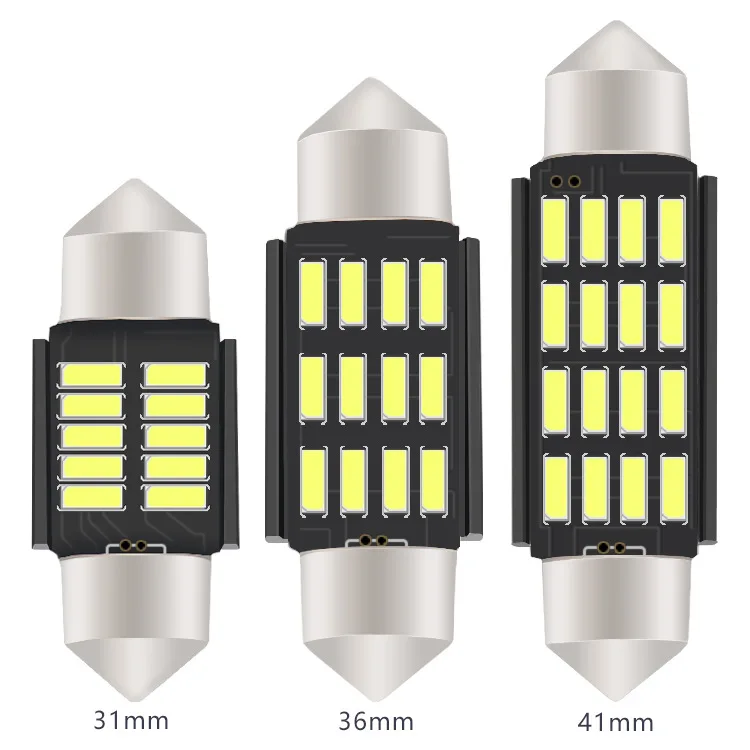 

12V automobile reading light lamp 4014 SMD Double pointed LED Car License plate light