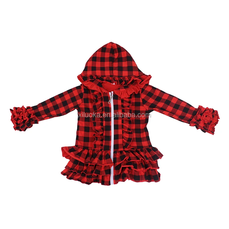 

Ruffle Infants Baby Fall Clothes Wholesale Multi Color Toddlers Clothing Baby Girls Coat, Picture