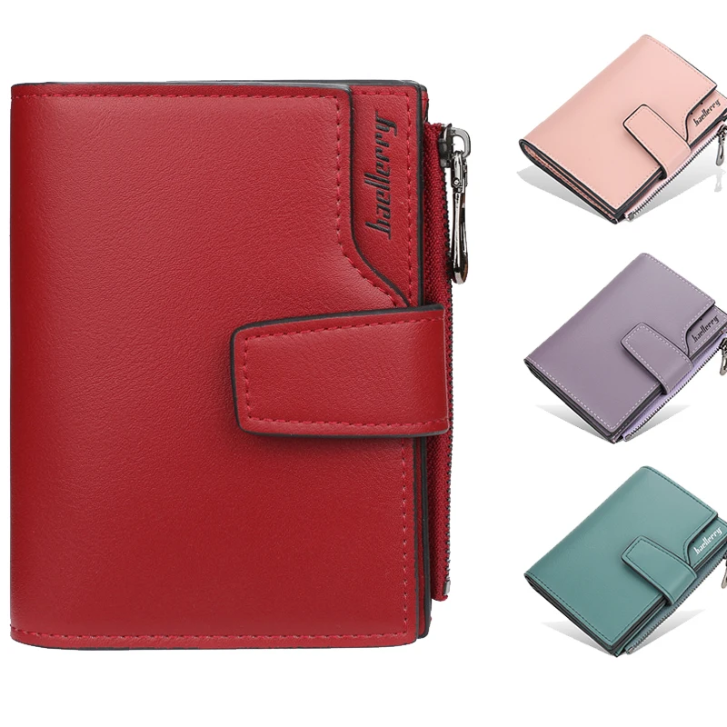 

Best Women's Fashion Wallet Short Multi-card Girls Luxury Purse PU Leather Card Holder European and American Style Wallets