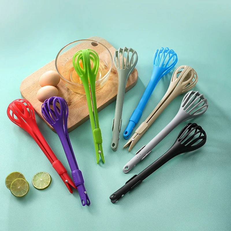 

Food Grade Multifunctional Baking Tools Plastic Egg Beater Whisker Egg Tong with Pastry Tools Food Tongs
