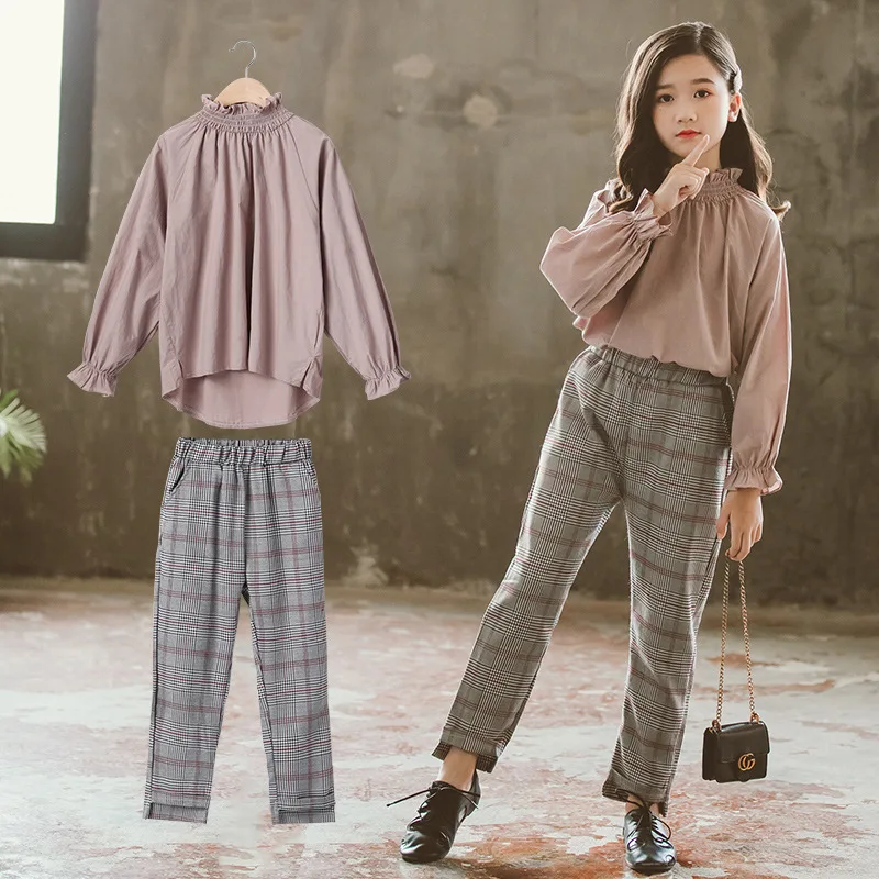 

2019 Wholesale boutique autumn fashion girls children's clothing sets