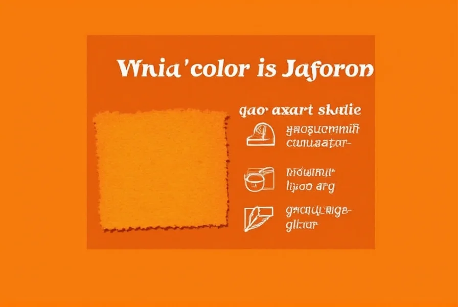 what color is saffron