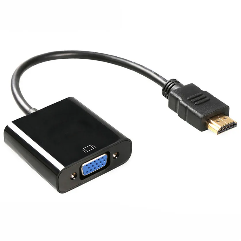 Hdmi To Vga Converter Adapter Hdmi Cable Support Full Hd 1080p Hdtv Hdmi Male To Vga Female For