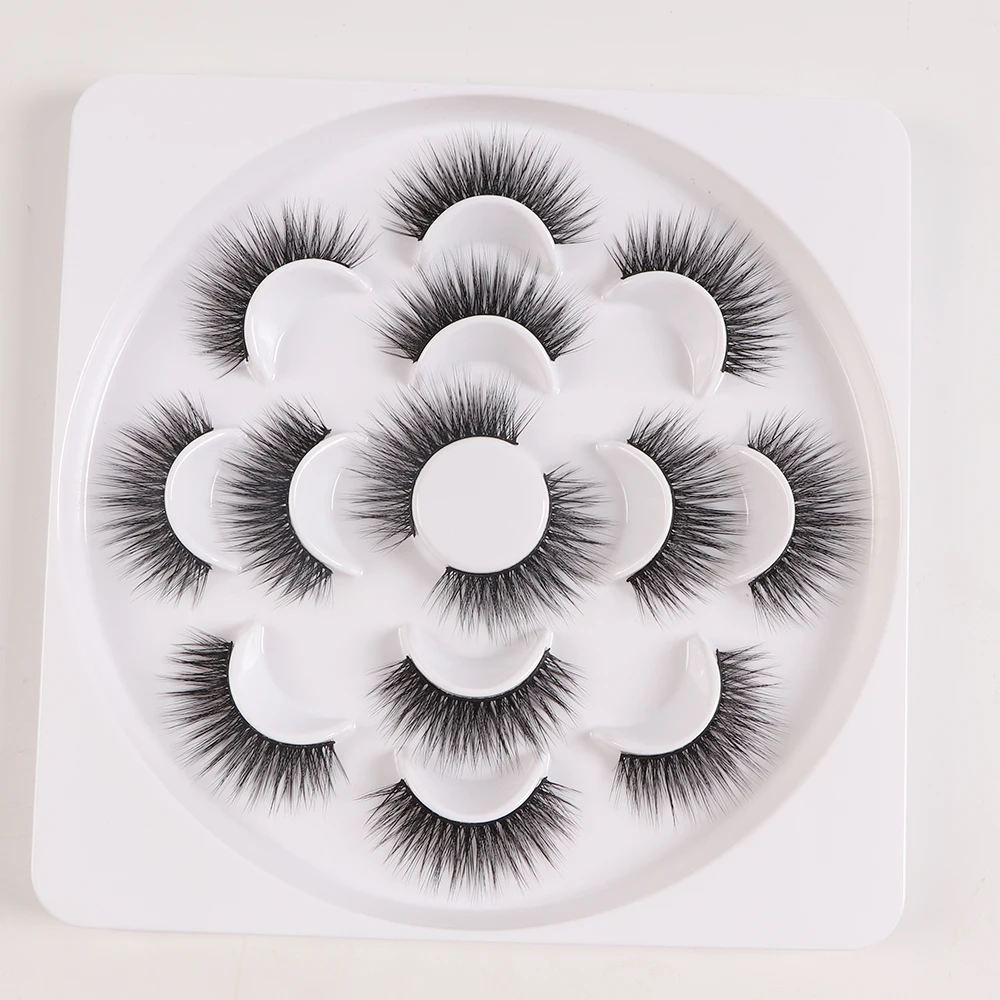 

Wholesale cruelty free 3d mink eyelashes private label eye lashes box custom eyelash packaging eyelashes, Black color