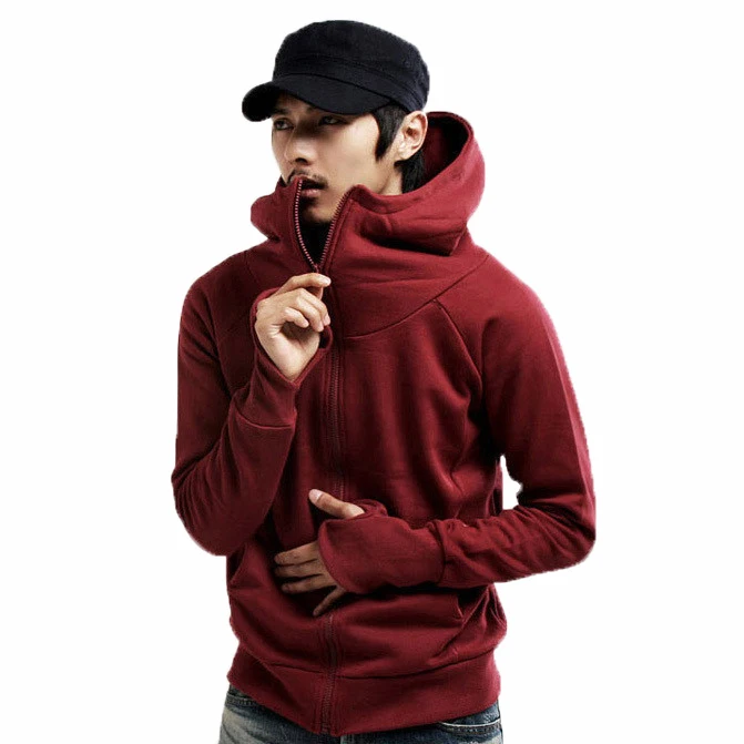 
Hot sale casual winter hoodie with pocket polyester cotton outdoor sport wear jacket for men 