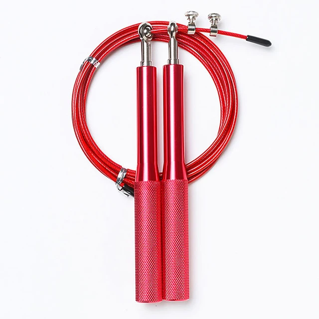 

Custom Adjustable Fitness Jump Rope With logo PVC Gym Handle High Speed Skipping Jump RopeHot sale, Color can be customized
