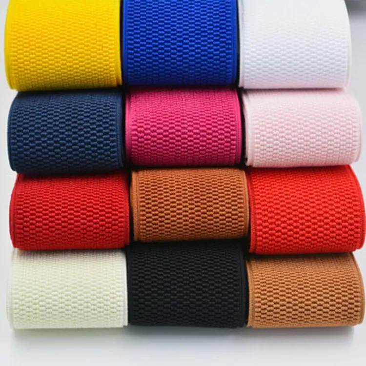 

Elastic Band Shuttleless Elastic Belt Twill Corn Elastic belt spot customized LOGO, Multicolors