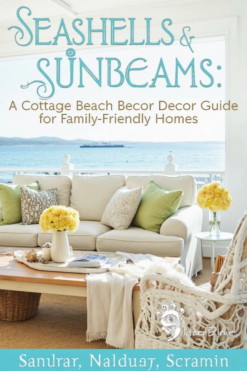 Rattan Wall Shelf in a Coastal Living Room