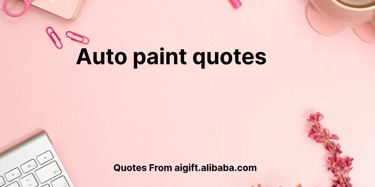 auto paint quotes