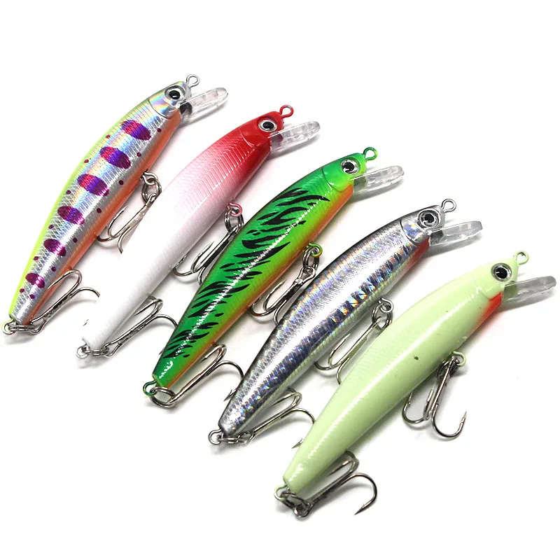 

Jetshark 12cm 7g 12 colors Sinking fishing pencil bait pretty painting isca artificial sinking minnow sea fishing lure