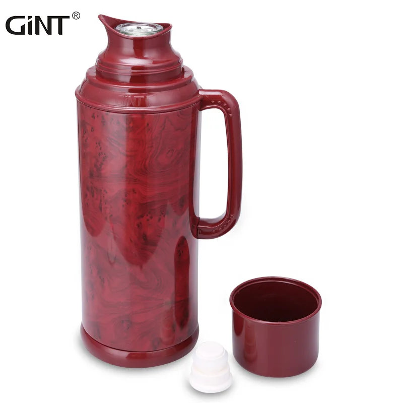 

GiNT 2L Durable Portable Handled Aluminum Shell Glass Inner PP Vacuum Flask for Big Discount, Customized colors acceptable