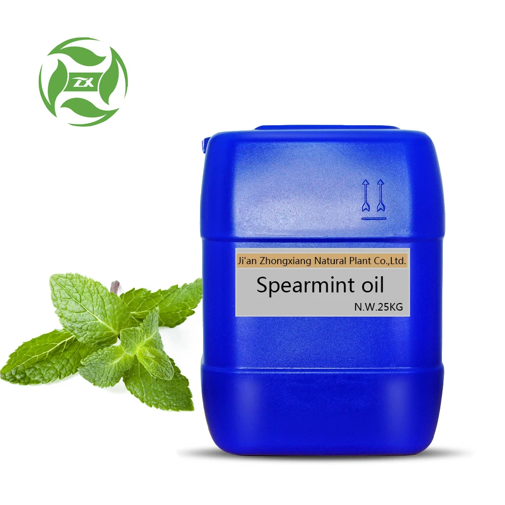 

100% Natural Pure Content 80% Spearmint Oil Green Peppermint Oil For free sample at bulk
