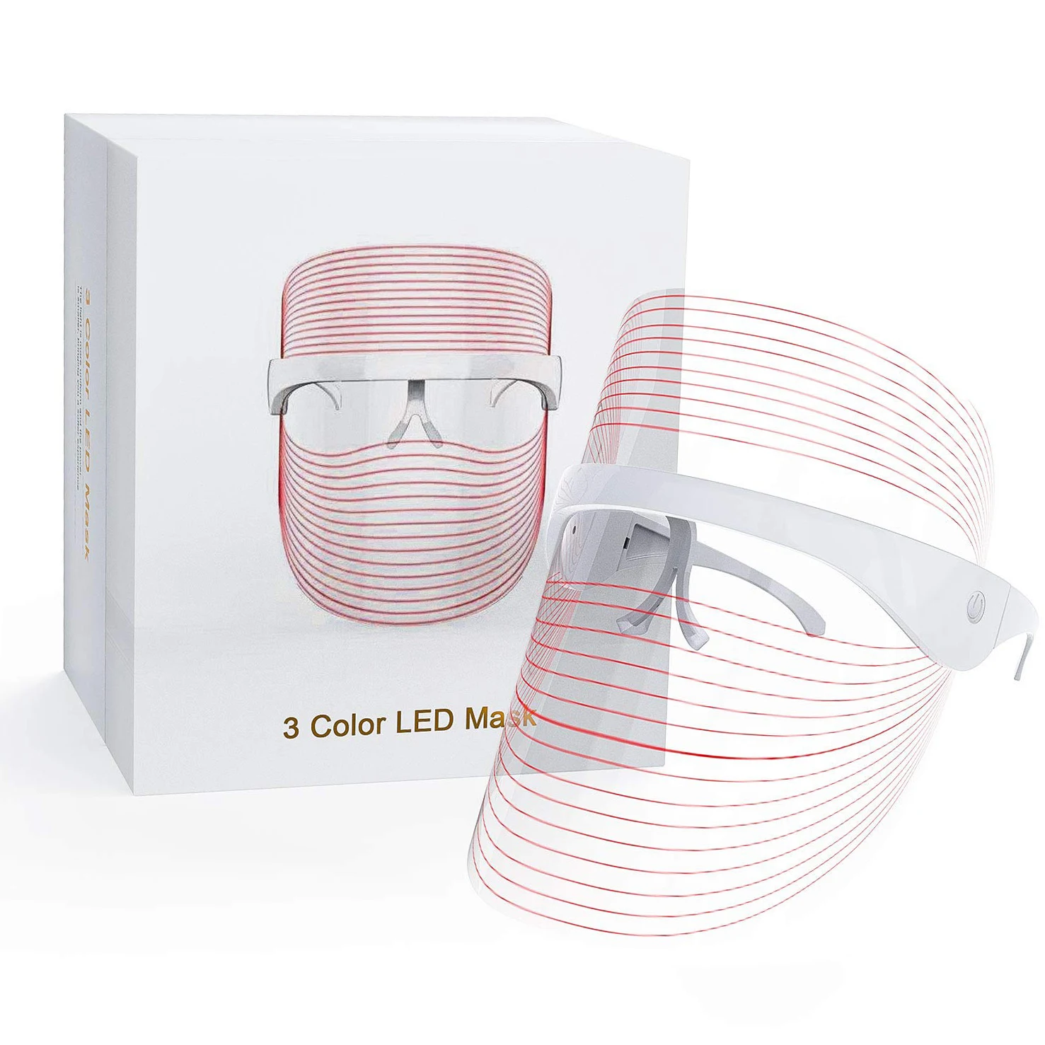 

Hot sale led facial light beauty personal care mask rechargeable beauty led mask