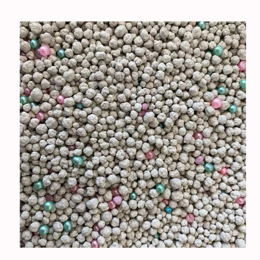 

Well Priced Cat Litter Bentonite Cat Sand100% Eco Friendly Cat Litter Sand, Grayish, can add pink and blue beads