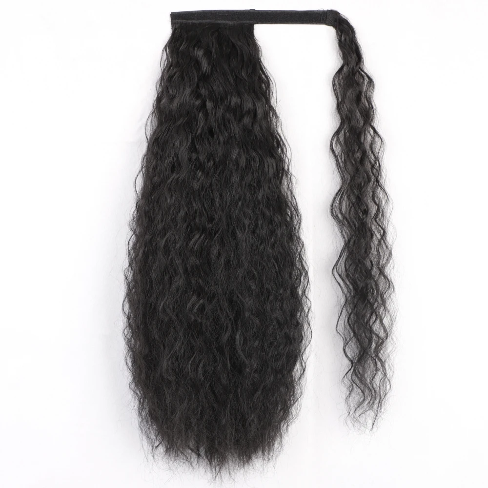 

Aisi Hair Best Quality Afro Curly Kinky Black Color Sexy Ponytail For Black Women Drawstring Synthetic Ponytail Hair Extension