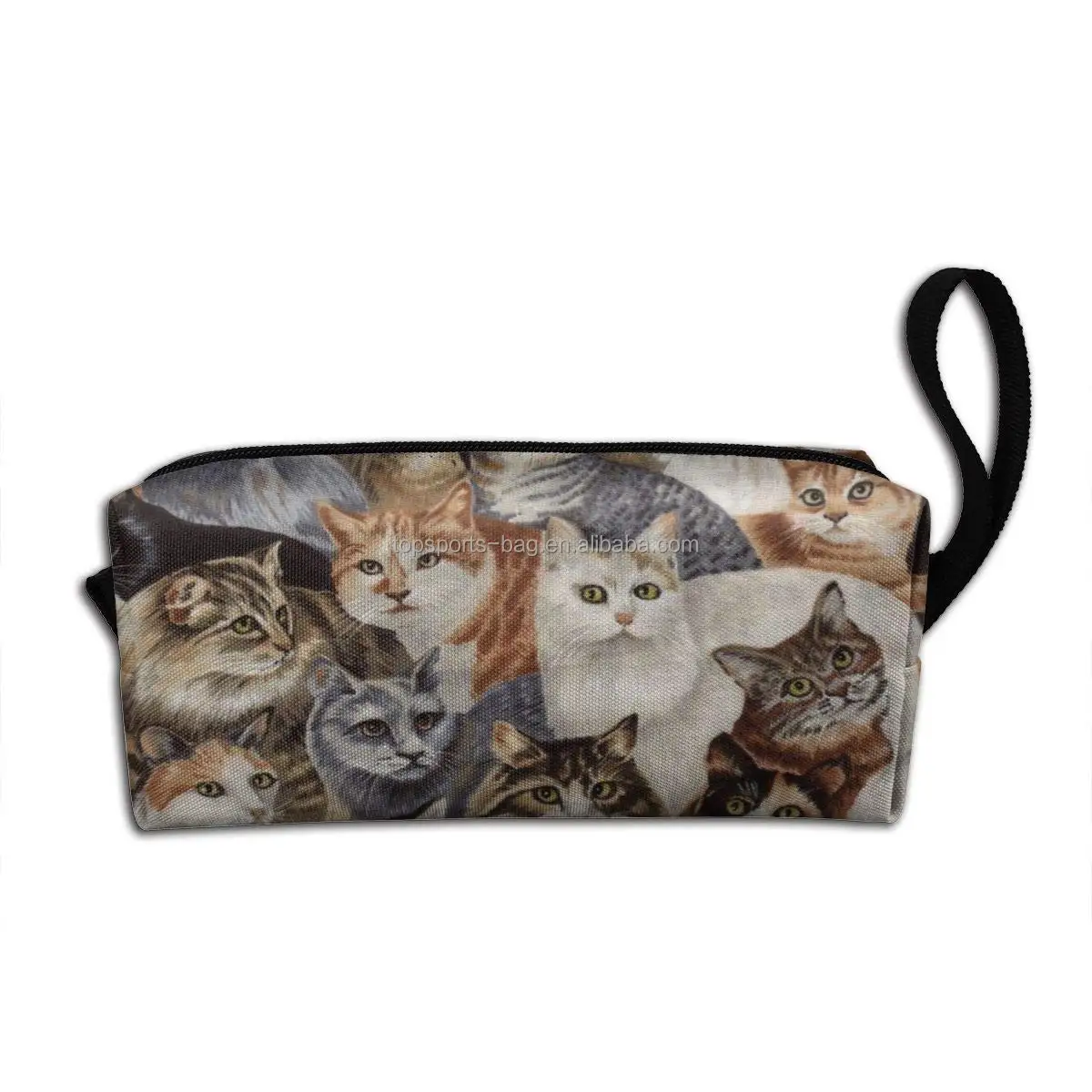 

Cat Animal Oxford Cosmetic Case Makeup Organizer Bag for Skincare