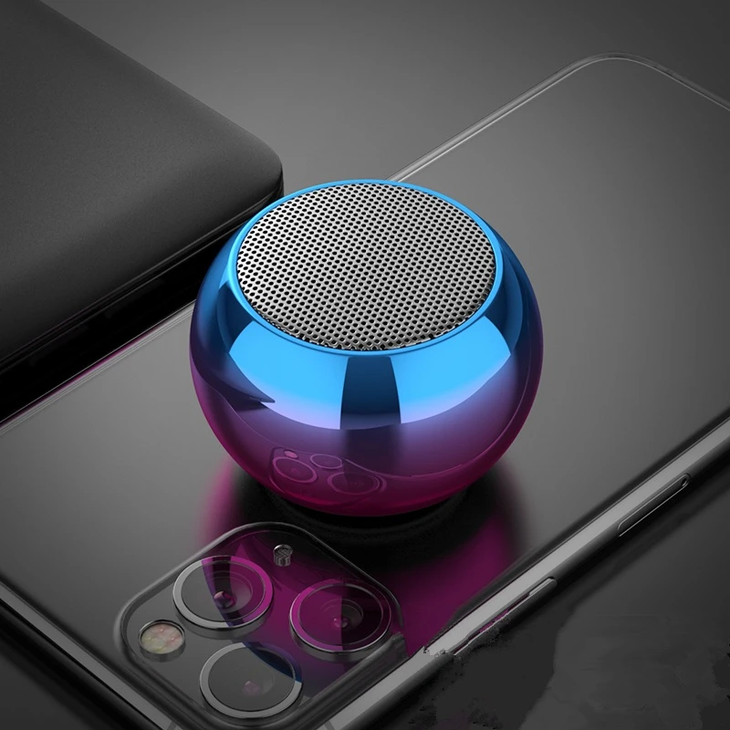 

M3 Colorful Wireless Speakers 3d Mini Electroplating Round Steel Cannon Blue Tooth Cup Hi Fi Amazon M3 mini Speaker, Blue,pink,white,green,yellow