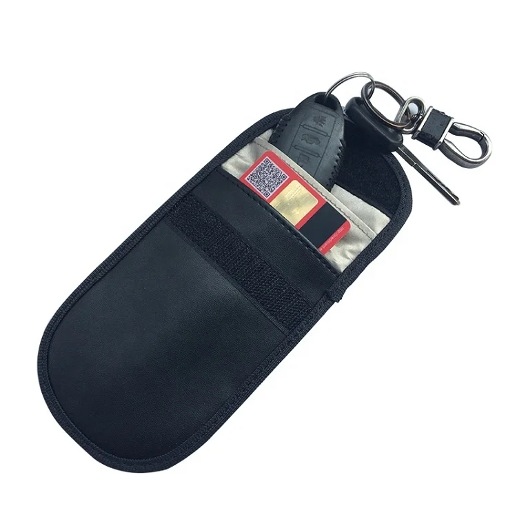 

Key Fob Holder RFID Blocking Case Car Key Signal Block Cover for WIFI/GSM/LTE/NFC/RF Blocked