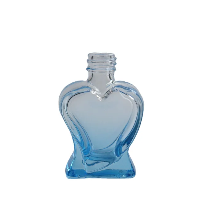 

10ml heart-shaped spray color glass perfume bottle cosmetics sub empty spray bottle