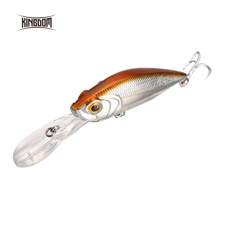 

Kingdom Fishing Lure Suspending Minnow 60mm 7.2g/70mm 10g with two high carbon hooks wobblers hard bait