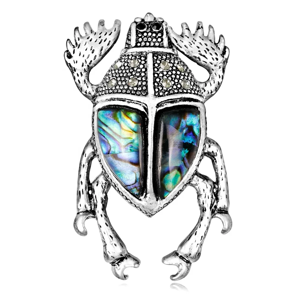 

Creative Insect Fashion Personality Retro Atmosphere Abalone Shell Brooch