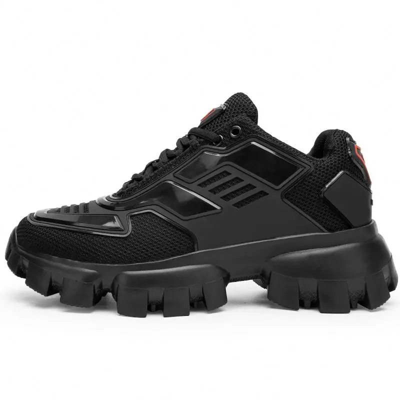 

New Style Men's Lace-up Lightweight Sport Shoes Fly Woven Mesh Upper Breathable Comfortable Walking Sneakers