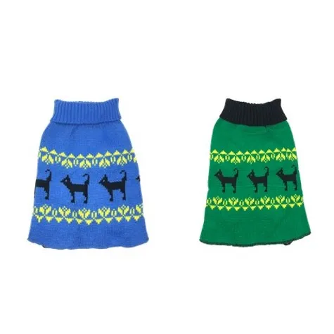 

LYX80 Wholesale new style dog sweater cute colorful turtleneck pet sweater, Picture