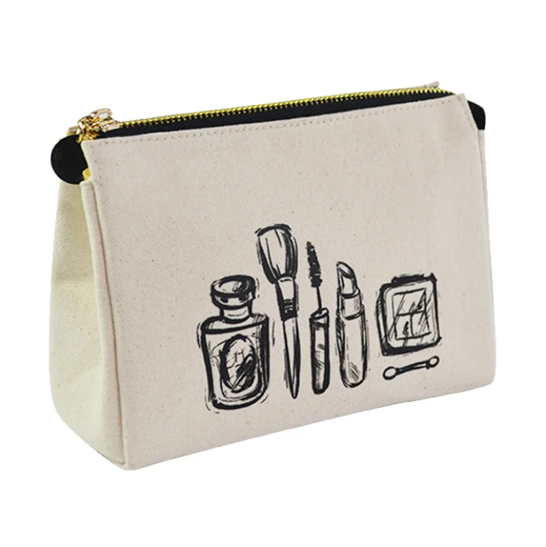 

Quality Cotton Canvas Makeup Bag Custom Logo