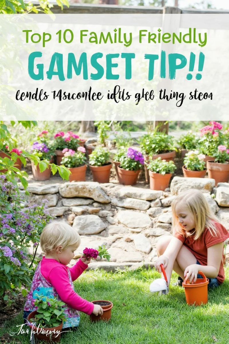 Children using kid-sized garden tools