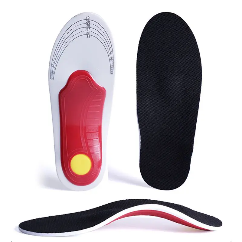 

Flat Foot Orthotics Gel shoes sole Insert Pad Arch Support Pad For Plantar fasciitis Feet Care man women Orthopedic Insoles