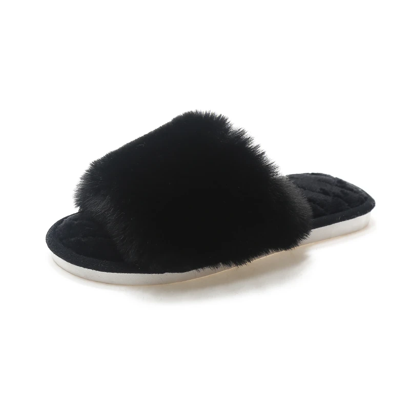 

Customized Women Striped Bottom Soft Home Slippers