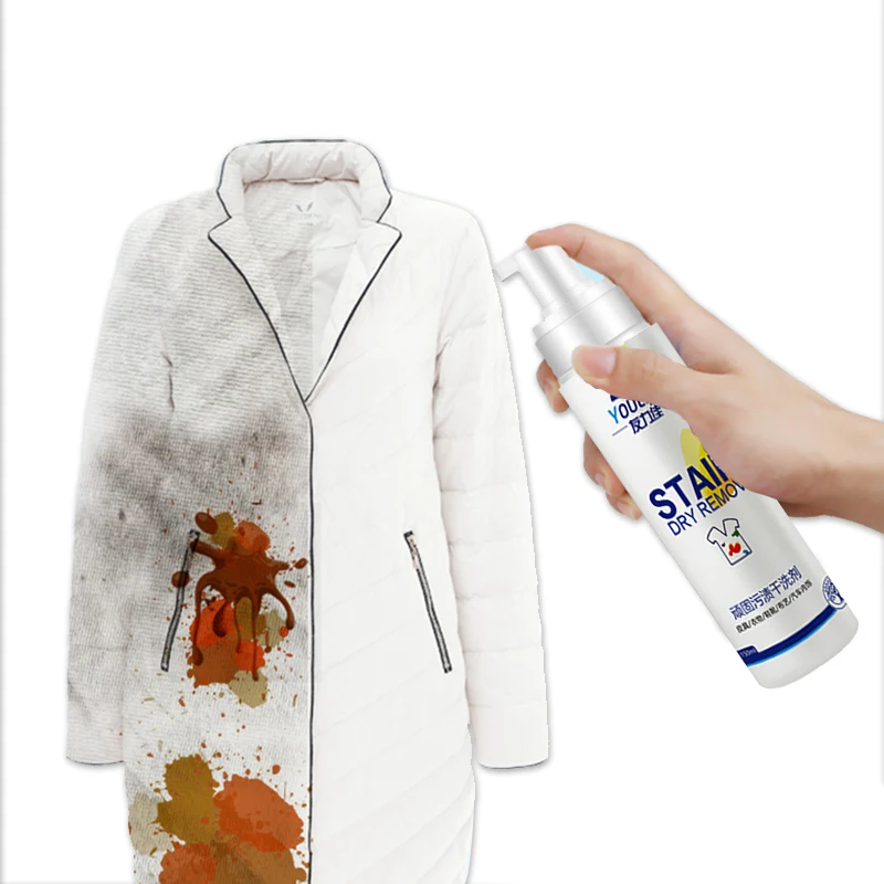 

High quality new style fabric stain remover spray sofa cleaner sofa detergent fabric cleaner spray, White