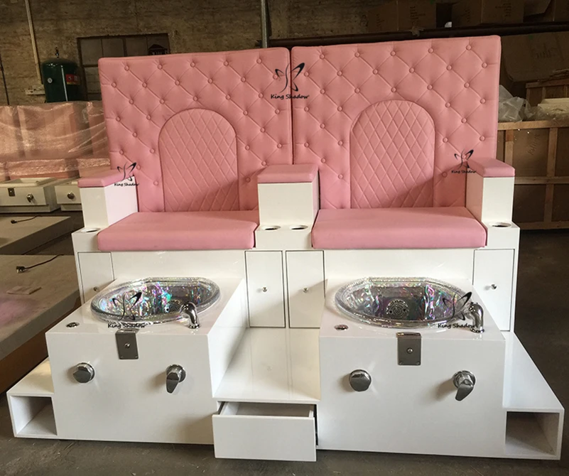 

Nail salon furniture pink whirlpool spa pedicure chairs pedicure foot spa massage chair