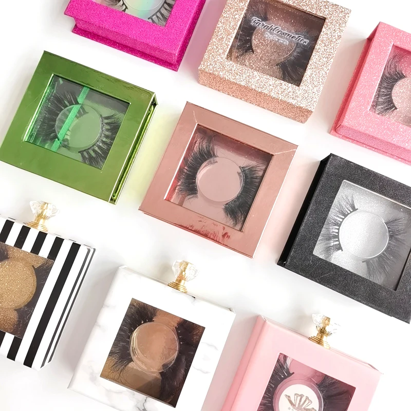 

Wispy mink eyelashes fluffy lashes 25mm mink eyelash vendor wholesale custom square boxes lashese with case