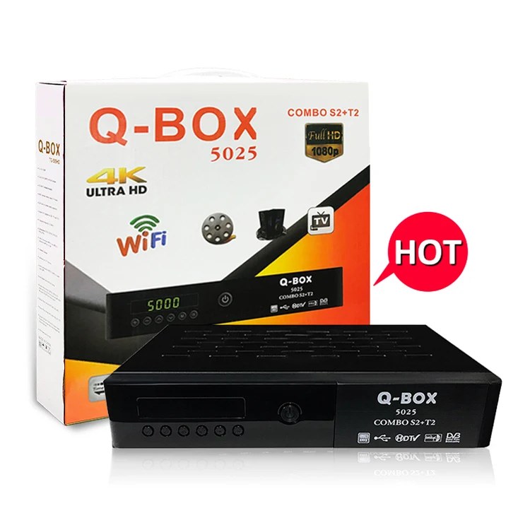 

TV Box Q-BOX 5025 Best Seller 4K High Definition Digital satellite TV receiver set top box
