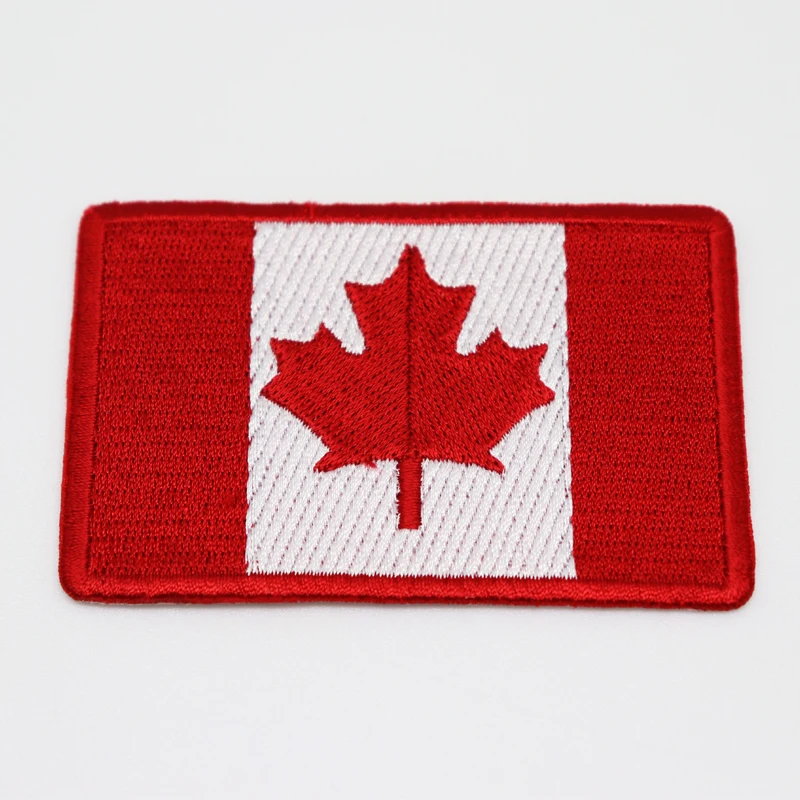 

Embroidery Pattern Maple Leaf Red Iron On Patch