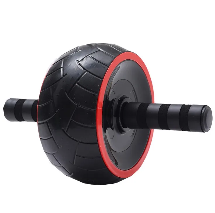 

Foam handle balance Nutrilite abdomen round fitness abdominal exercise wheel with mat home gym equipment muscle exercise roller, Black