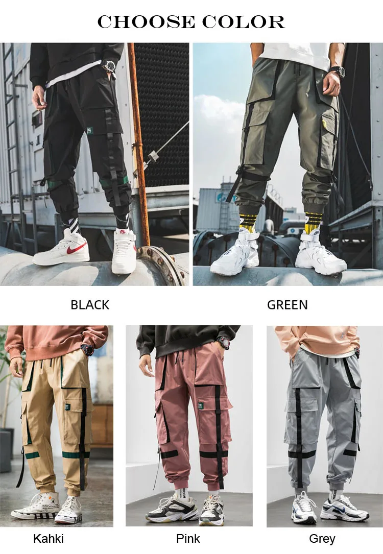 Pantalones Cargo Con Múltiples Bolsillos Para Hombre,Con Logo  Personalizado,Nuevo Diseño,Cinta De Tiras De Tela,2022 - Buy Cónico  Pantalones De Carga,Pantalones De Carga,Carga Apilado Pantalones Product on  Alibaba.com