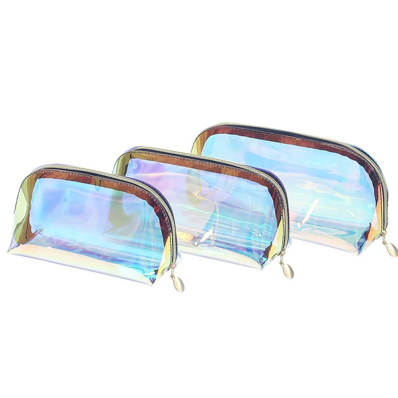 

The new 2021 PVC Cube Makeup Bag travel convenience radium Archer with a makeup bag