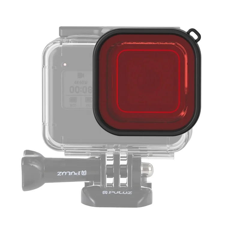 

Wholesale Free Shipping PULUZ Square Housing Diving Color Camera Lens for Go pro