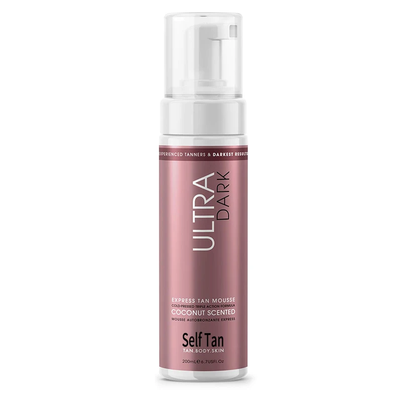 

Custom Logo Ultra Dark Quick-Drying Streak-Free Self-Tanner Tanning Mousse for Natural Looking Tan