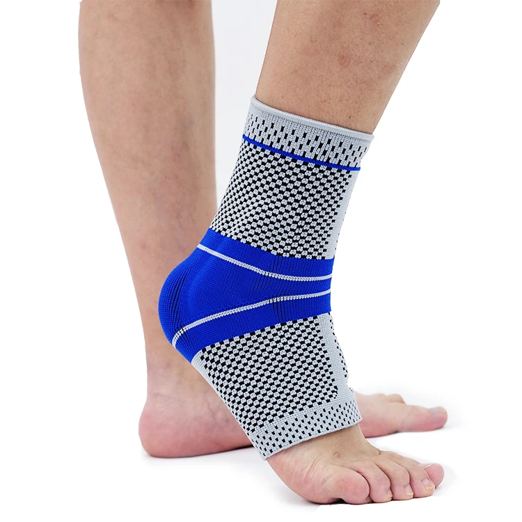 

Foot brace drop Foot High quality Manufacture Knitting compression Ankle sleeve Support, Blue