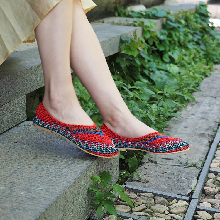 

Good Quality Knitted Casual Women shoes, Customized color